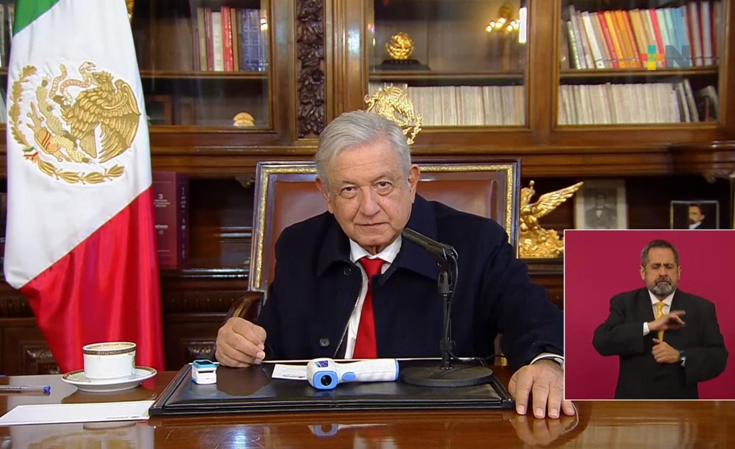 No, nos espantemos, afirma el presidente ante su segundo contagio de Covid-19