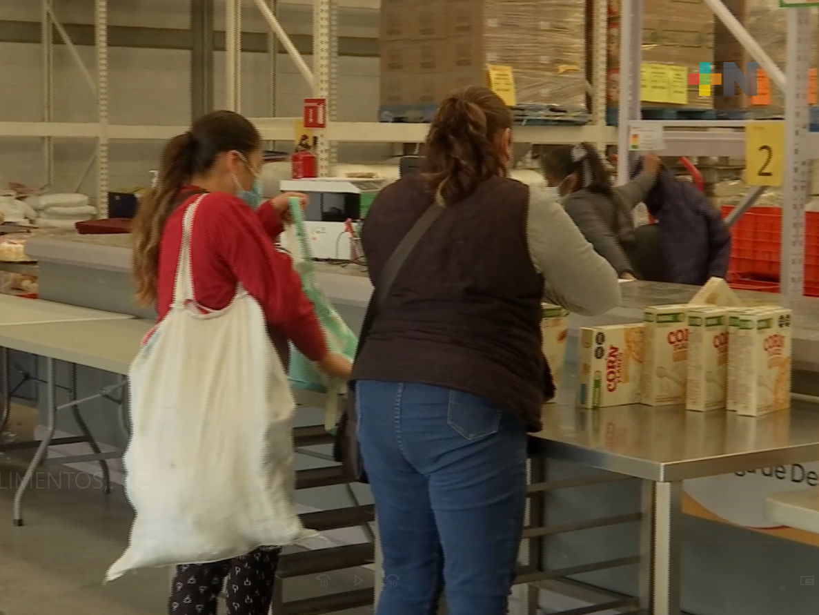 Pandemia incrementó visitas al banco de alimentos en Xalapa