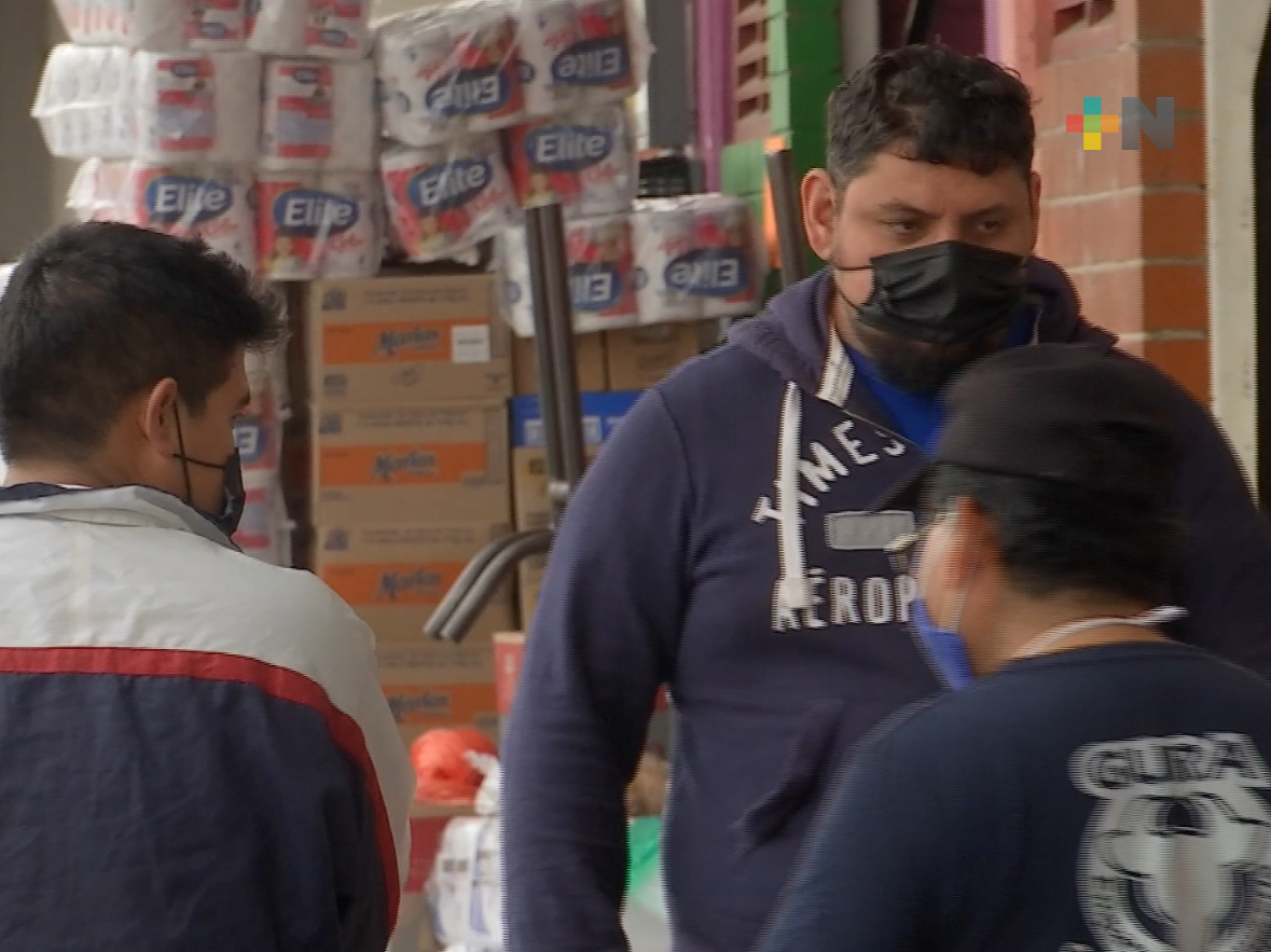 Mantiene Central de Abastos de Xalapa con medidas sanitarias