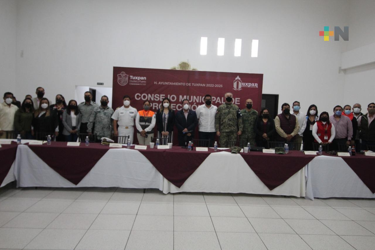 Instalan Consejo Municipal de Seguridad Pública en Tuxpan