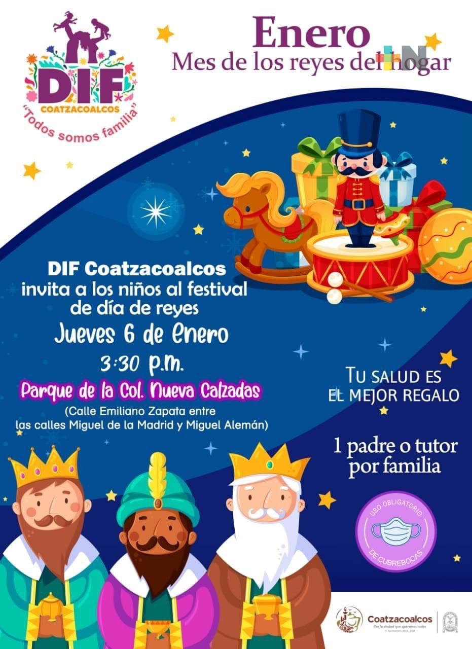 Presentan festival para niños de Coatzacoalcos con motivo del Día de Reyes