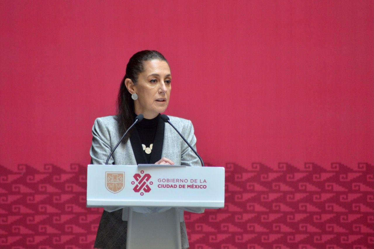 Continúa disminución de delitos en CDMX: Claudia Sheinbaum