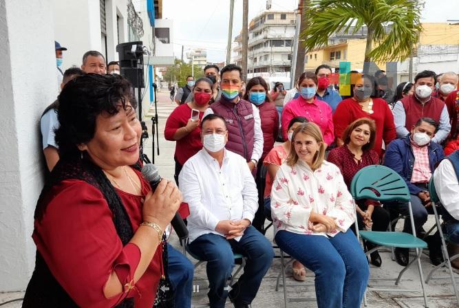 Eusebia Cortés inauguró su Casa de Enlace en Coatzacoalcos
