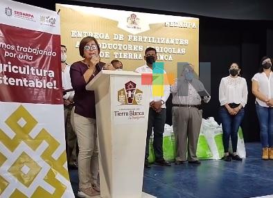 Gestionan diputada Mago Corro y autoridades apoyos a productores de Tierra Blanca