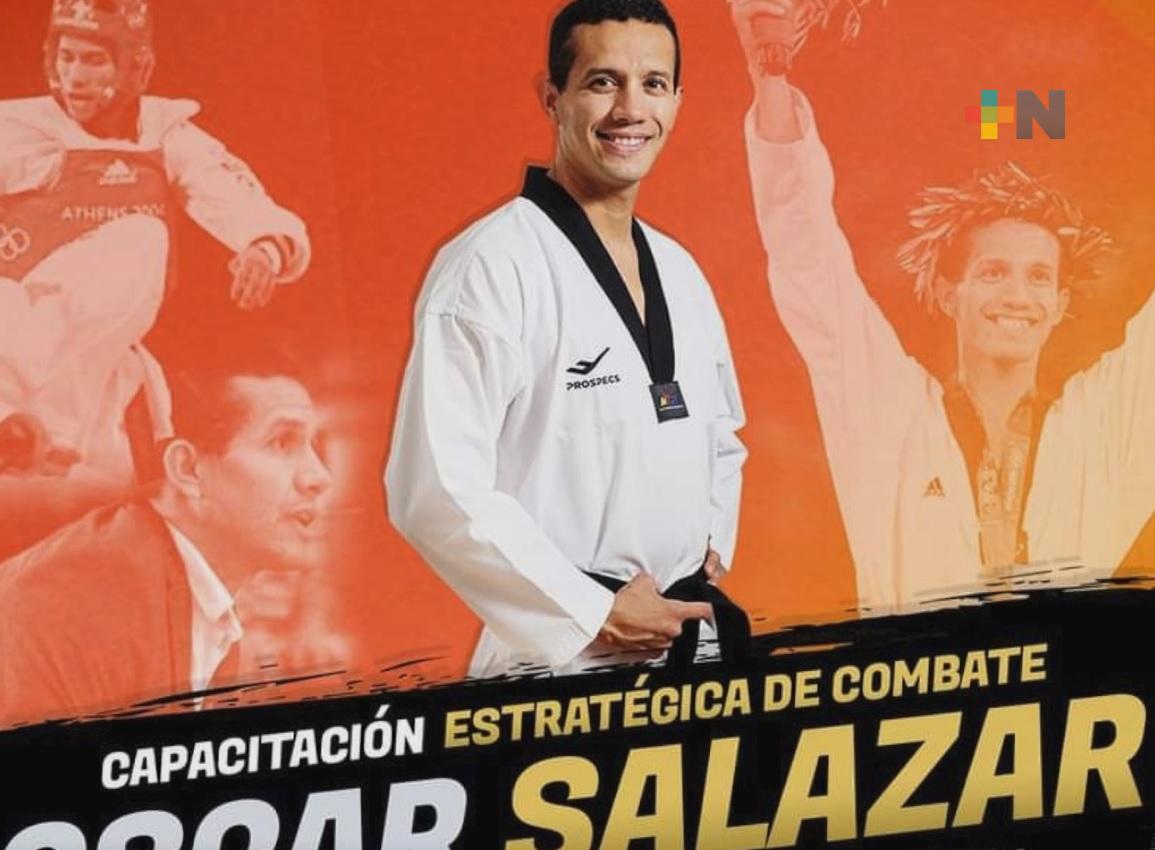 Entrenador olímpico de taekwondo, Óscar Salazar impartirá seminario en Veracruz