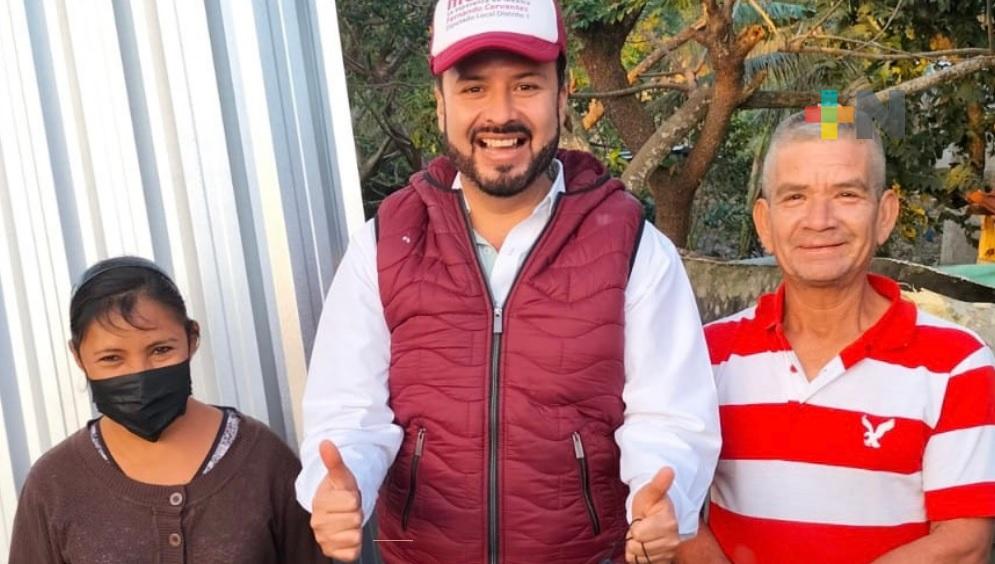 Se procurará brindar bienestar a población del Distrito de Pánuco: Luis Fernando Cervantes