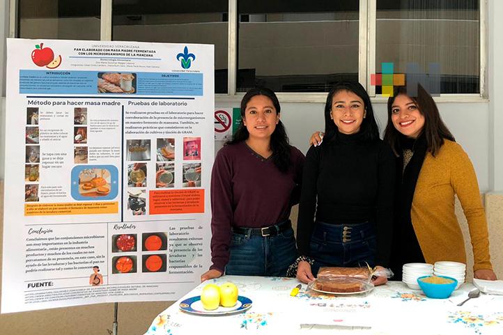 Alumnas UV elaboraron pan que mejora la digestión