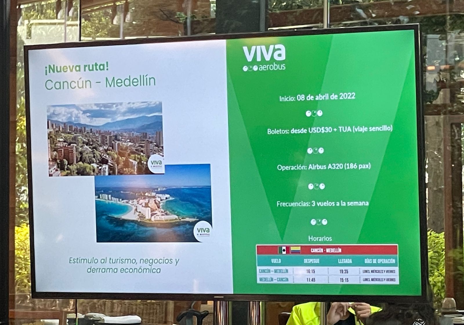 Viva Aerobus anuncia nuevas rutas aéreas entre México y Colombia