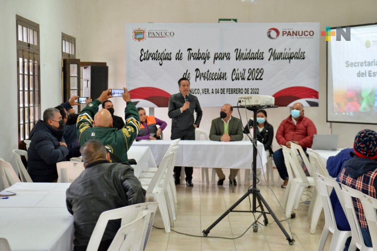 En materia de protección civil le deben entrar todas y todos: Gobernador