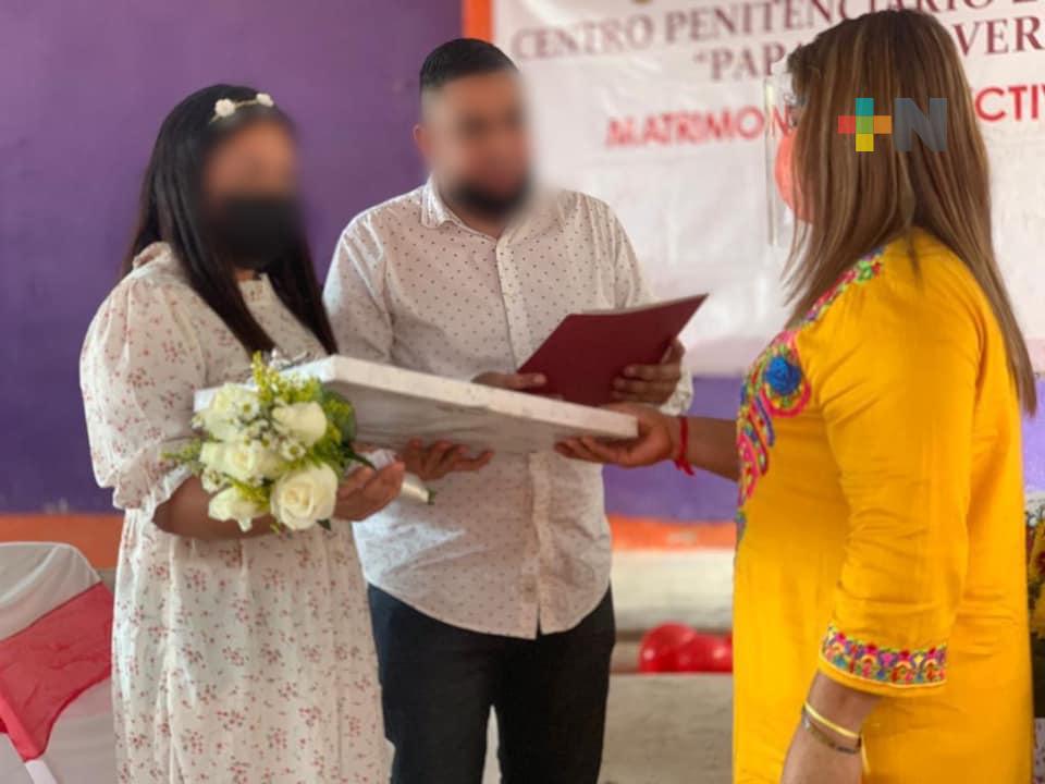 Realizaron 63 bodas colectivas en Centros Penitenciarios de Veracruz: SSP