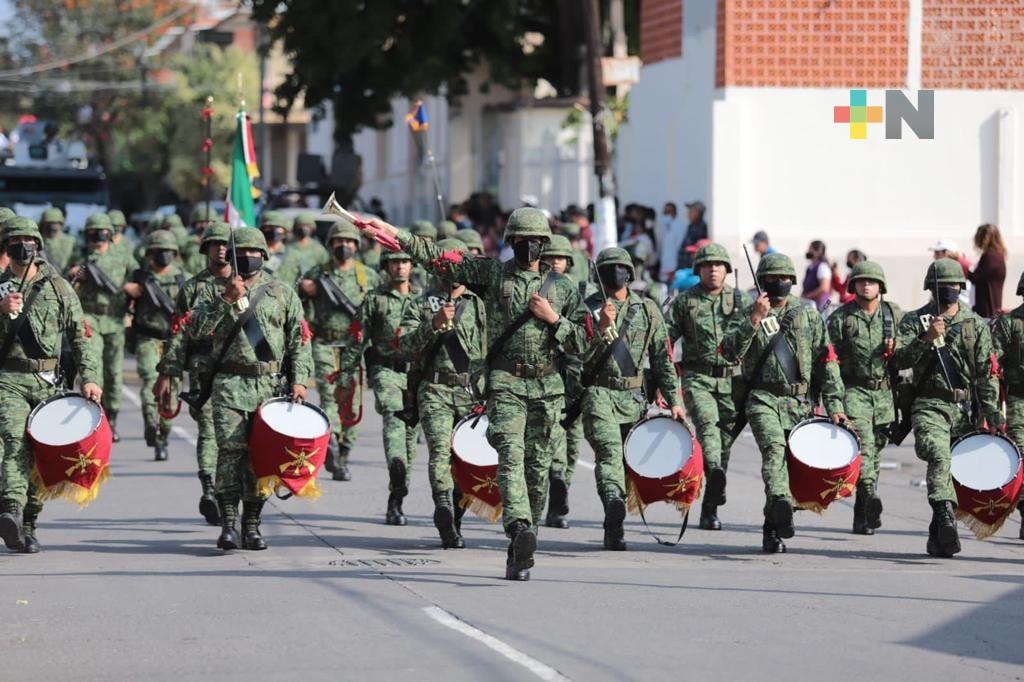 Con desfile cívico, militar y cultural en Soledad de Doblado se conmemoró el 160 Aniversario de los Tratados de la Soledad