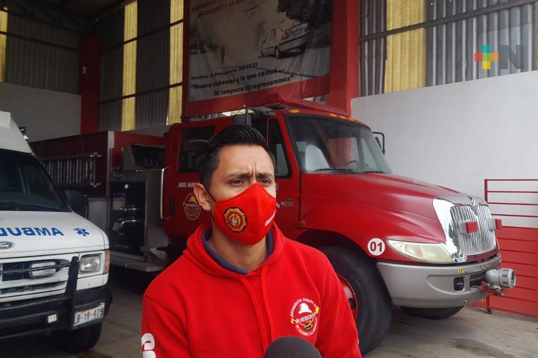 Bomberos de Coatepec sin recibir sueldo desde hace dos meses