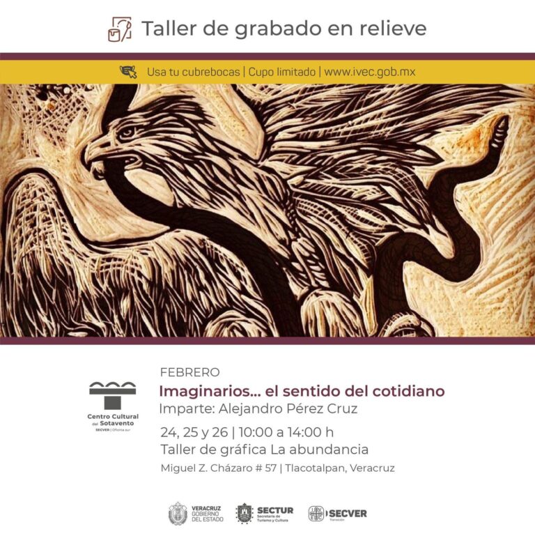 El Centro Cultural del Sotavento invita al taller de grabado “Imaginarios…el sentido del cotidiano”