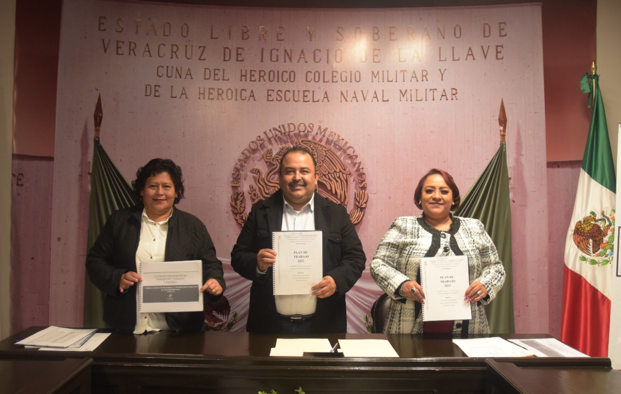 Aprueba Comisión de Transporte, Tránsito y Vialidad de Congreso estatal su plan anual de trabajo