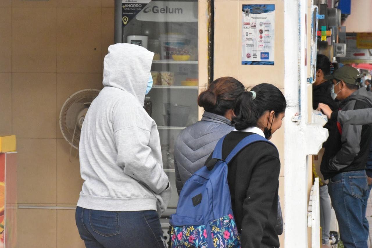 Histórico, el descenso de temperatura en Coatzacoalcos