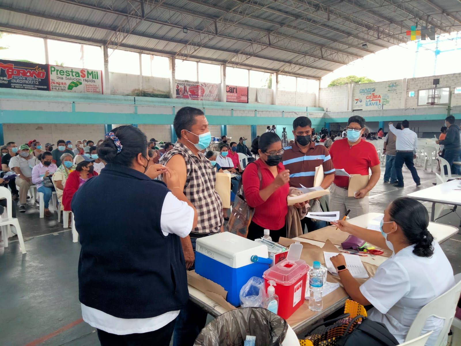 Este jueves la jornada de vacunación contra Covid llegó a Cardel