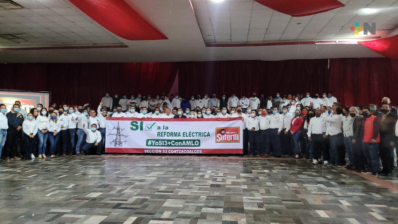 Celebra SUTERM Consejo Regional de Delegados para apoyar la reforma eléctrica