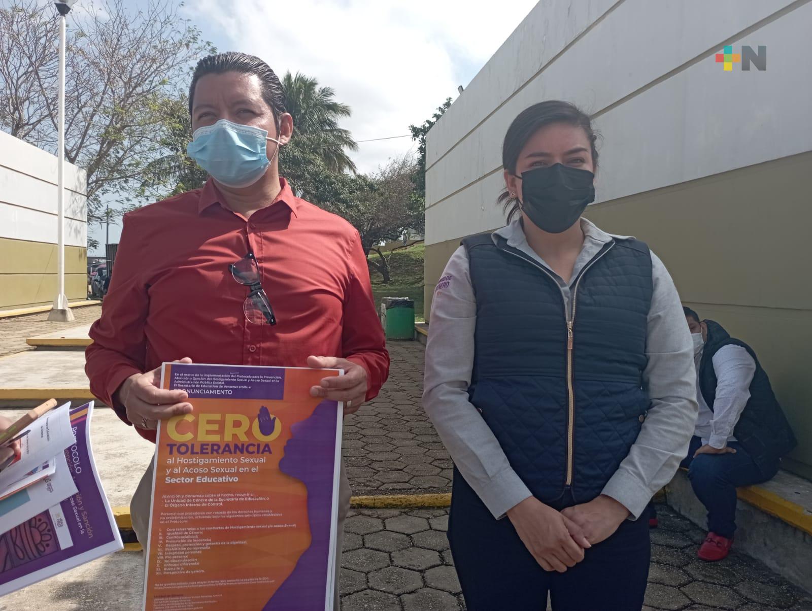 Aplica SEV protocolo «Cero tolerancia» para erradicar violencia de género