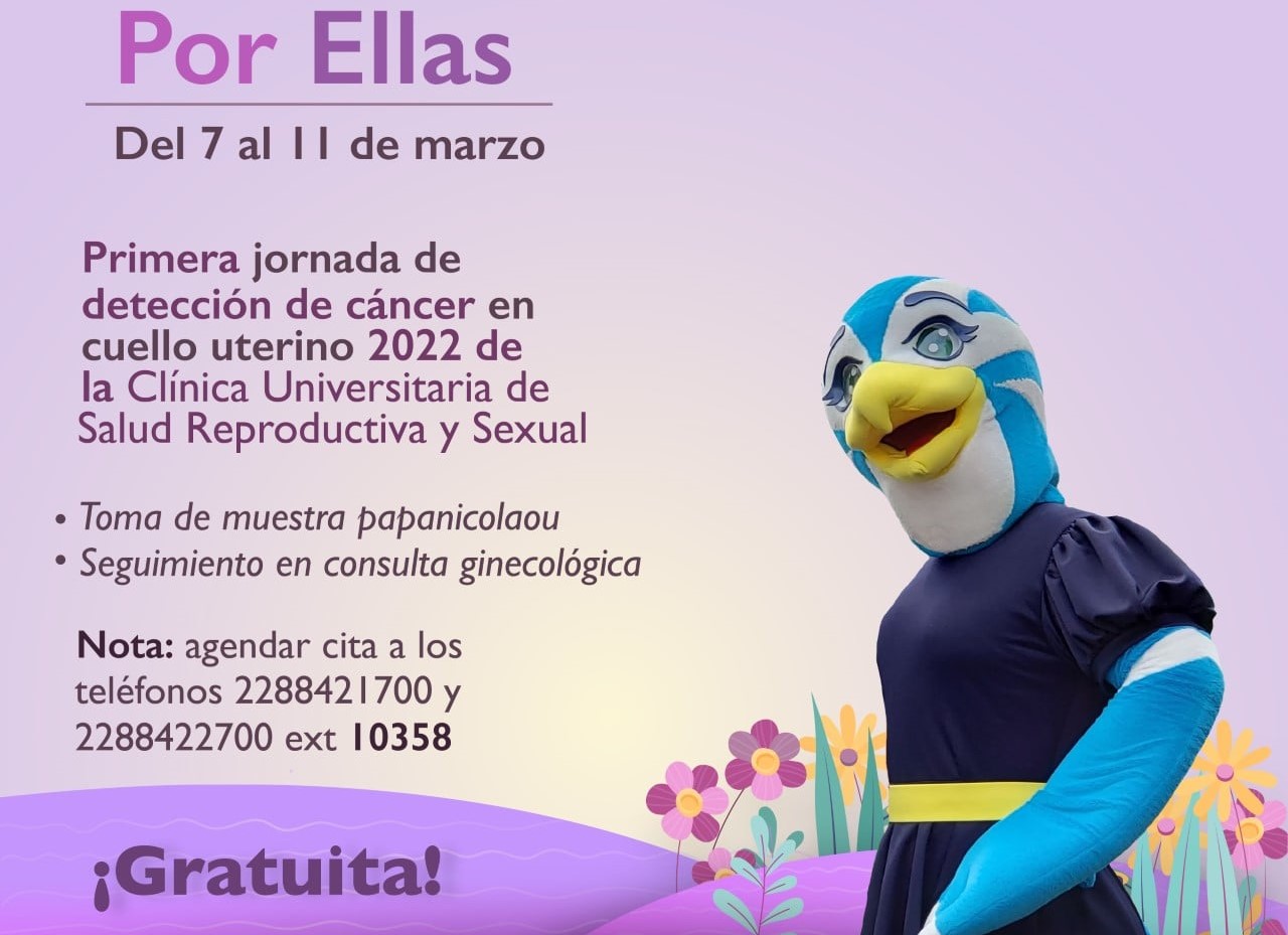 Invitan a jornadas de vasectomía y de detección de cáncer cervicouterino en Clínica Universitaria de la UV