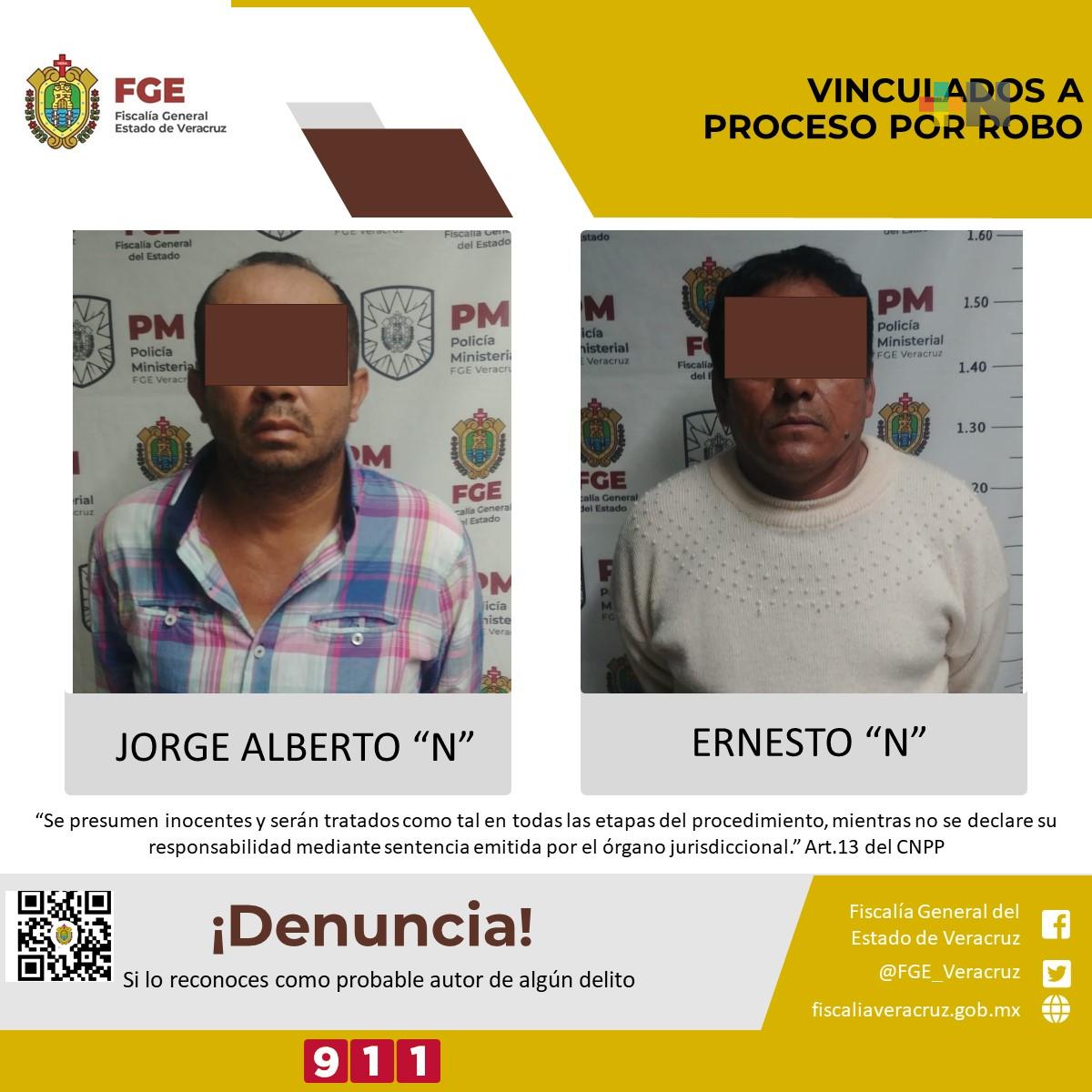 Vinculan a proceso a dos presuntos delincuentes en Coatzacoalcos