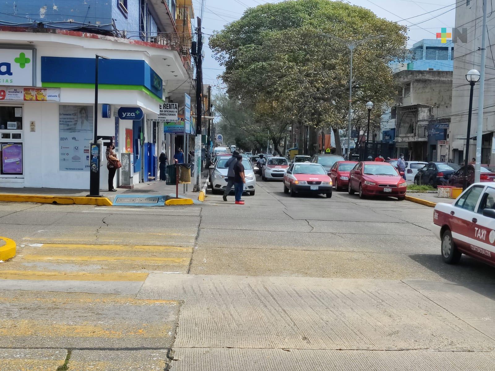 Ciudadanía sigue con medidas sanitarias en Coatzacoalcos, a pesar de estar en semáforo amarillo