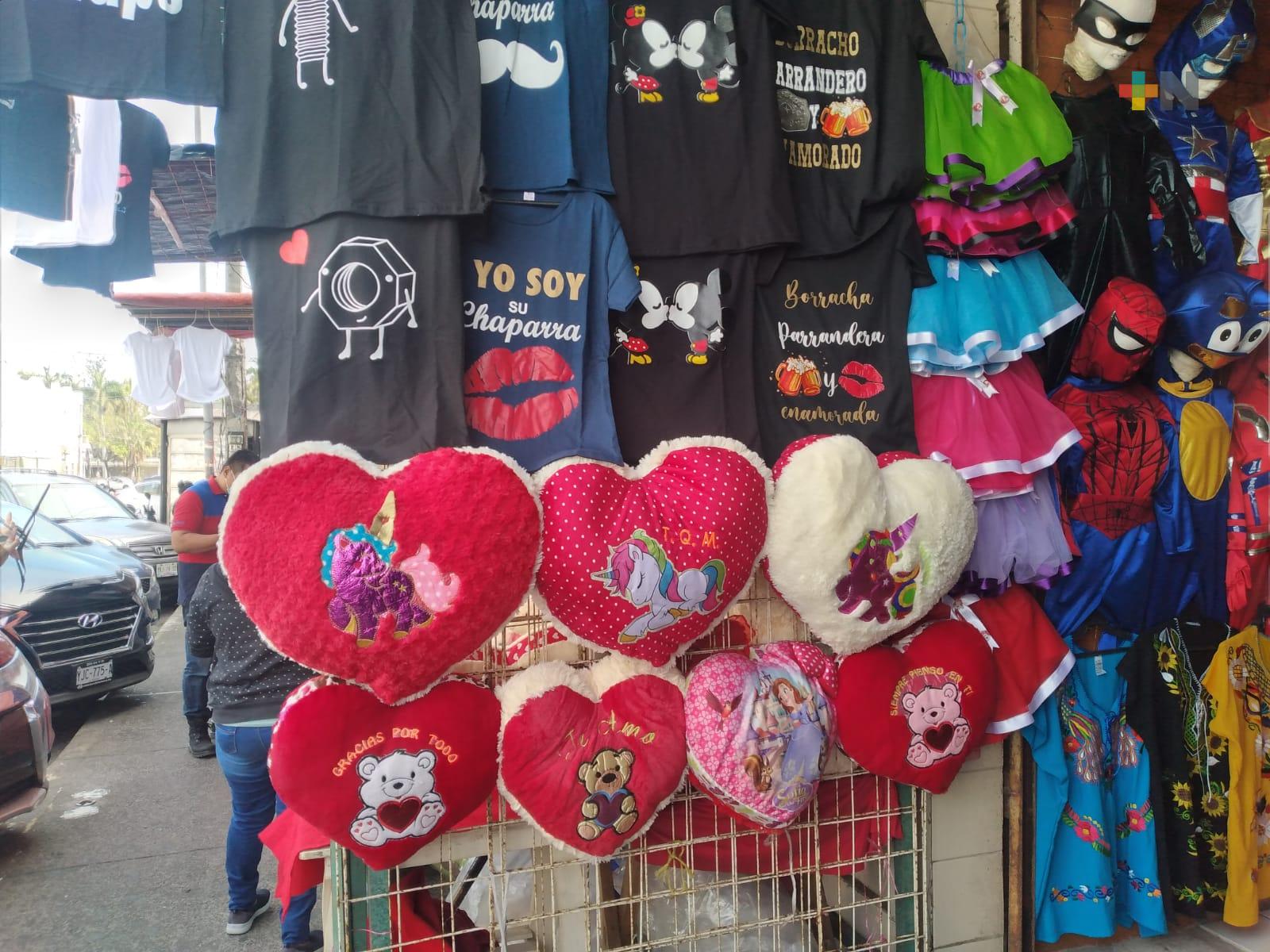 Comerciantes esperan repunte en ventas  por Día del Amor y la Amistad