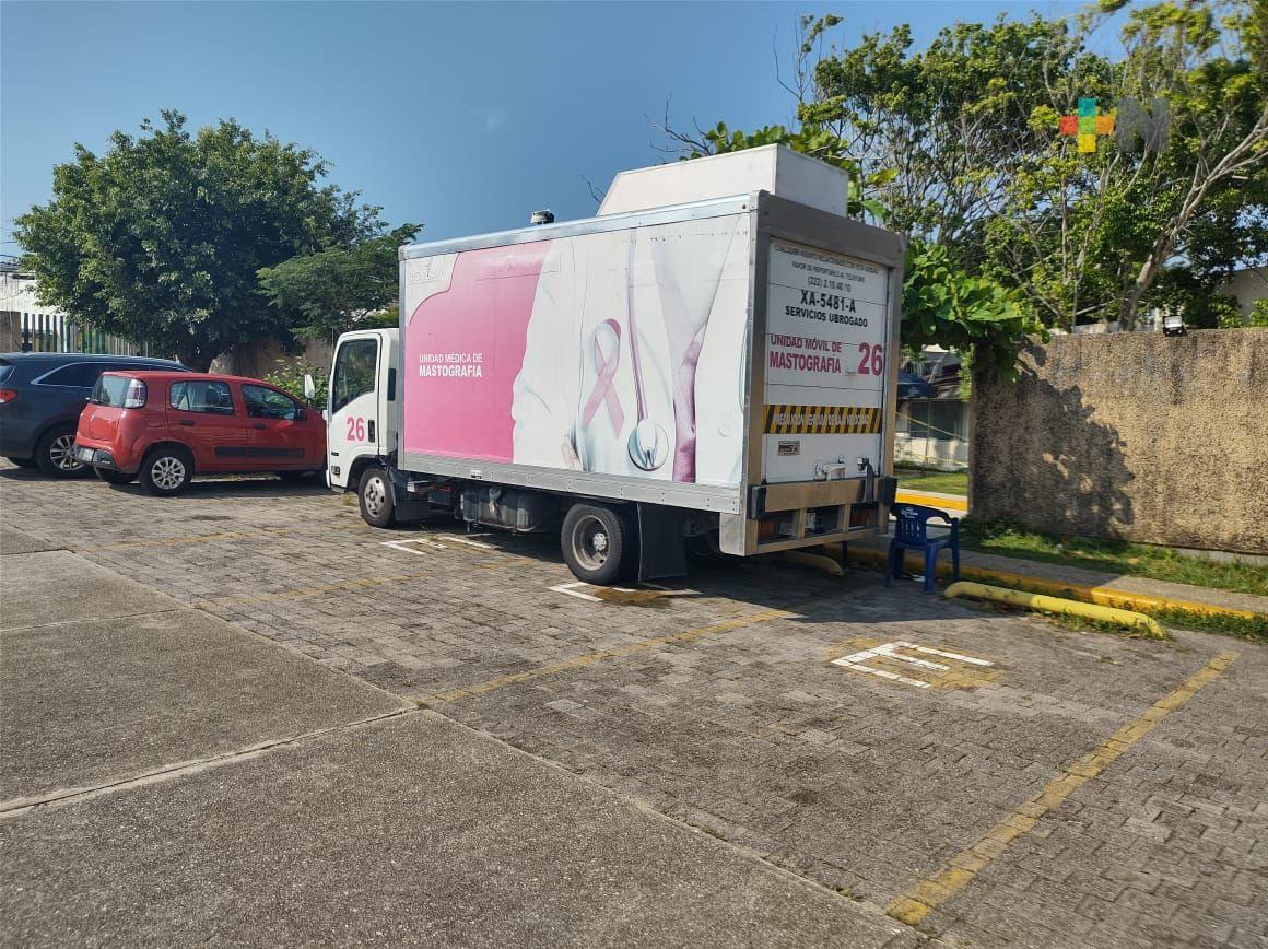 Este mes, primera jornada de mastografías del IMSS en Coatzacoalcos