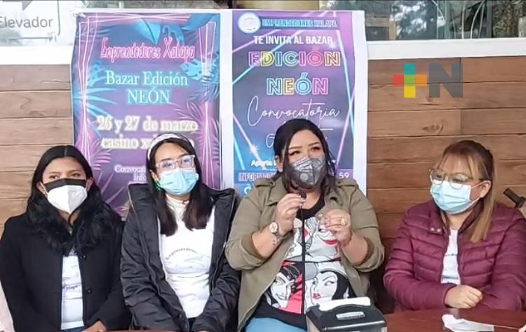 Emprendedores Xalapa realizará Expo Bazar edición Neón