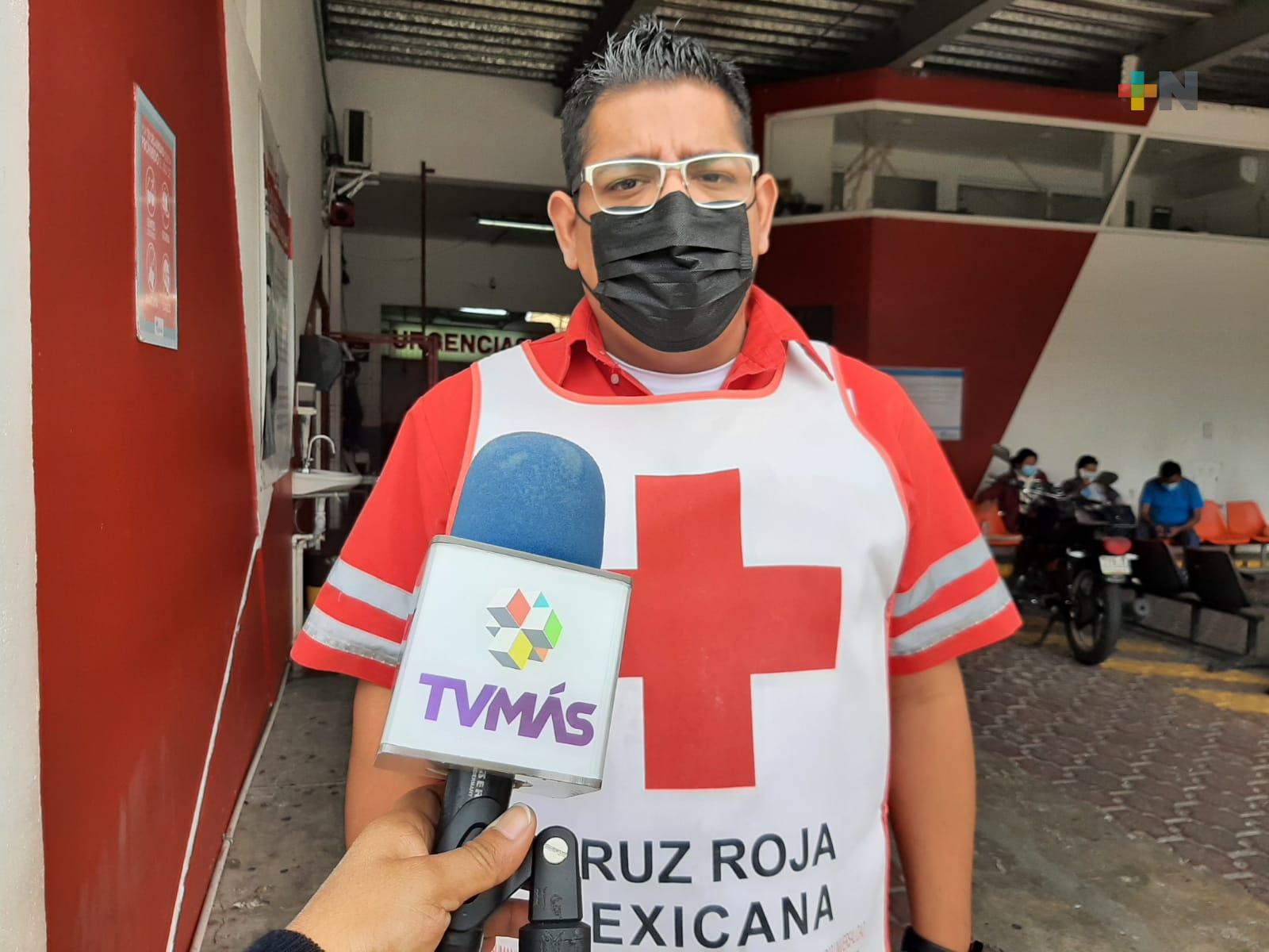 Traslados relacionados con el Covid se han mantenido a la baja: Cruz Roja delegación Veracruz