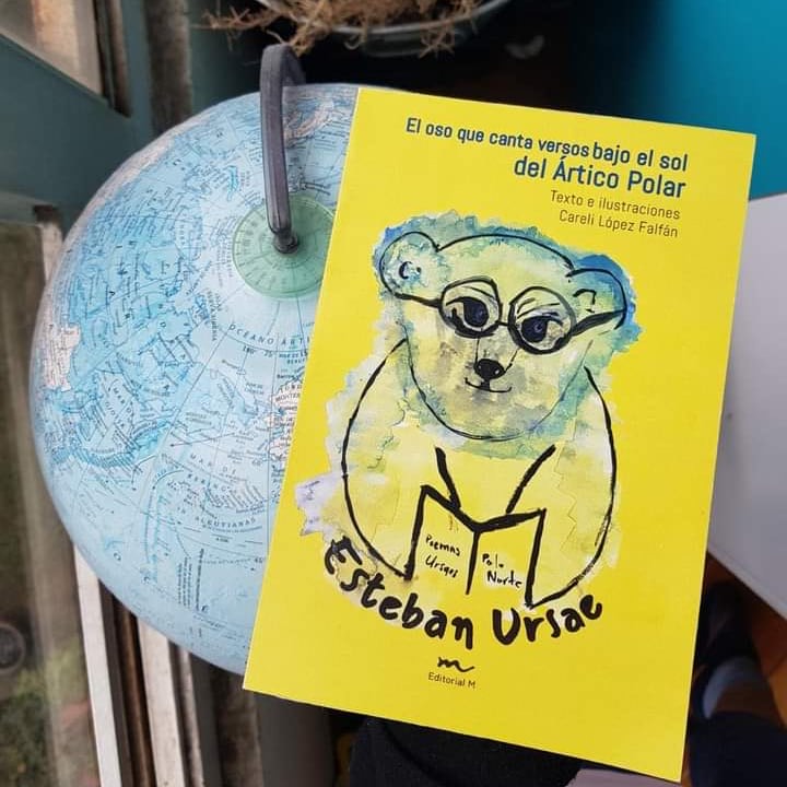 Presenta el libro Esteban Ursae: el oso que cantaba versos bajo el sol del Ártico Polar, en Casa de Cultura de Coatepec