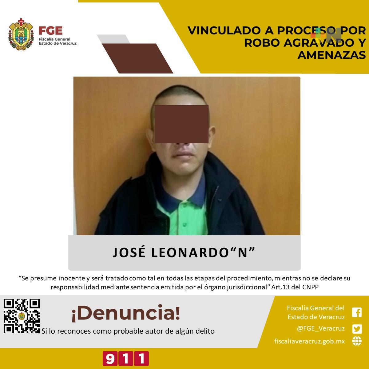 Vinculan a proceso en Córdoba a presunto responsable de robo agravado