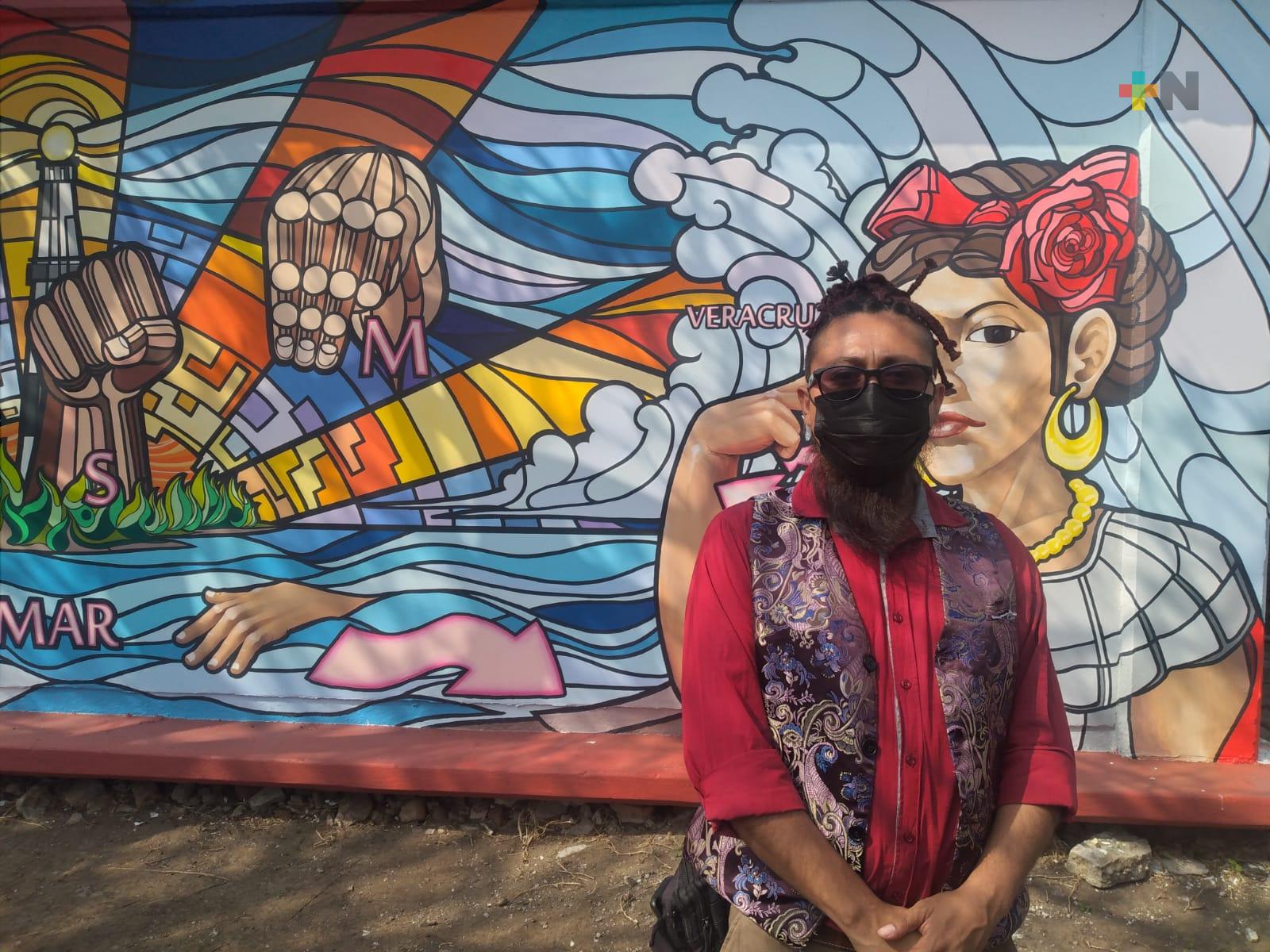 Portadoras de Luz, primer mural de Lengua de Señas Mexicana en Veracruz