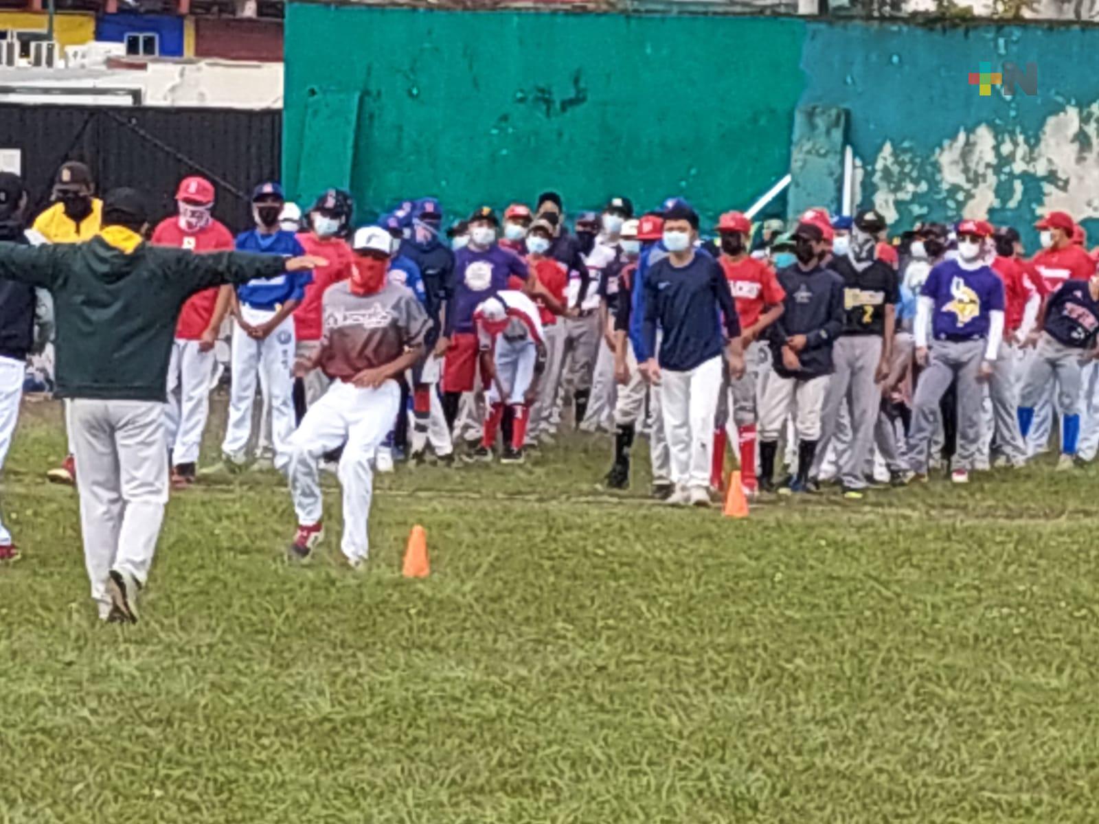 Anuncia intensa jornada la Liga Xalapeña de Beisbol infantil y juvenil