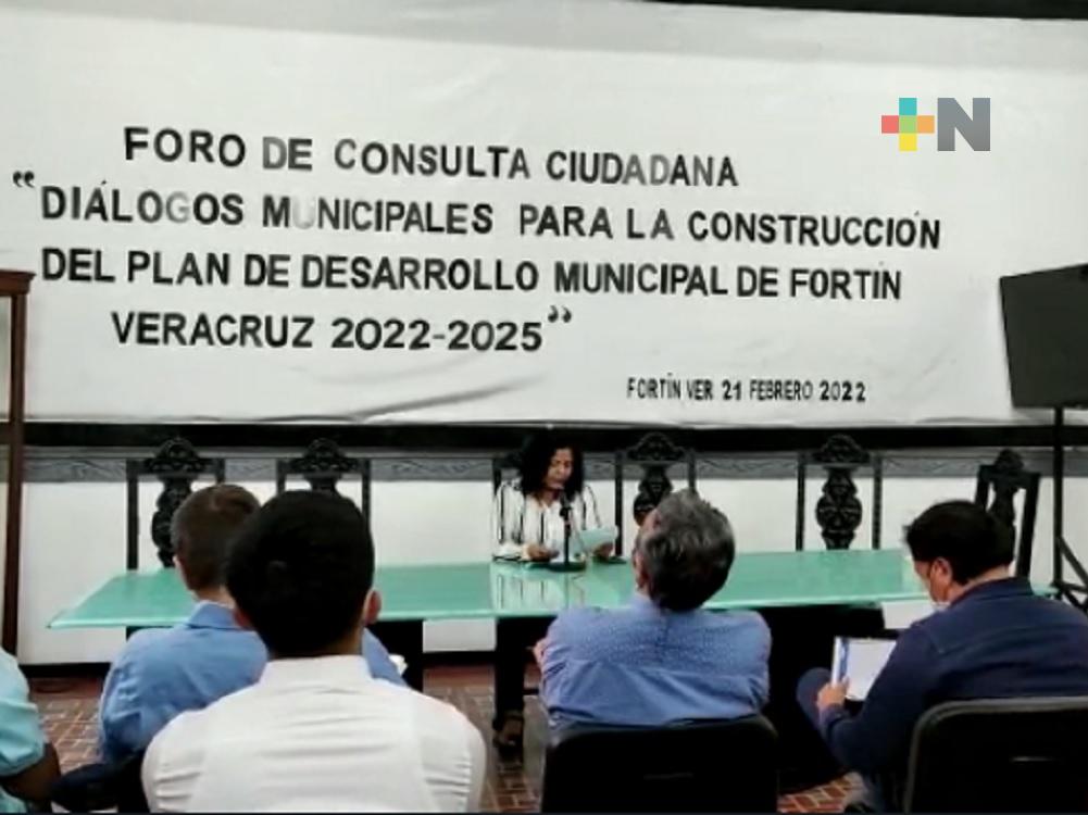Iniciaron foros para la Construcción del Plan de Desarrollo Municipal de Fortín