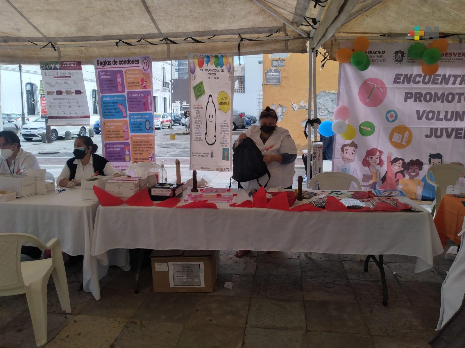 Realiza Jurisdicción Sanitaria pruebas rápidas de hepatitis C, sífilis y VIH en municipio de Veracruz