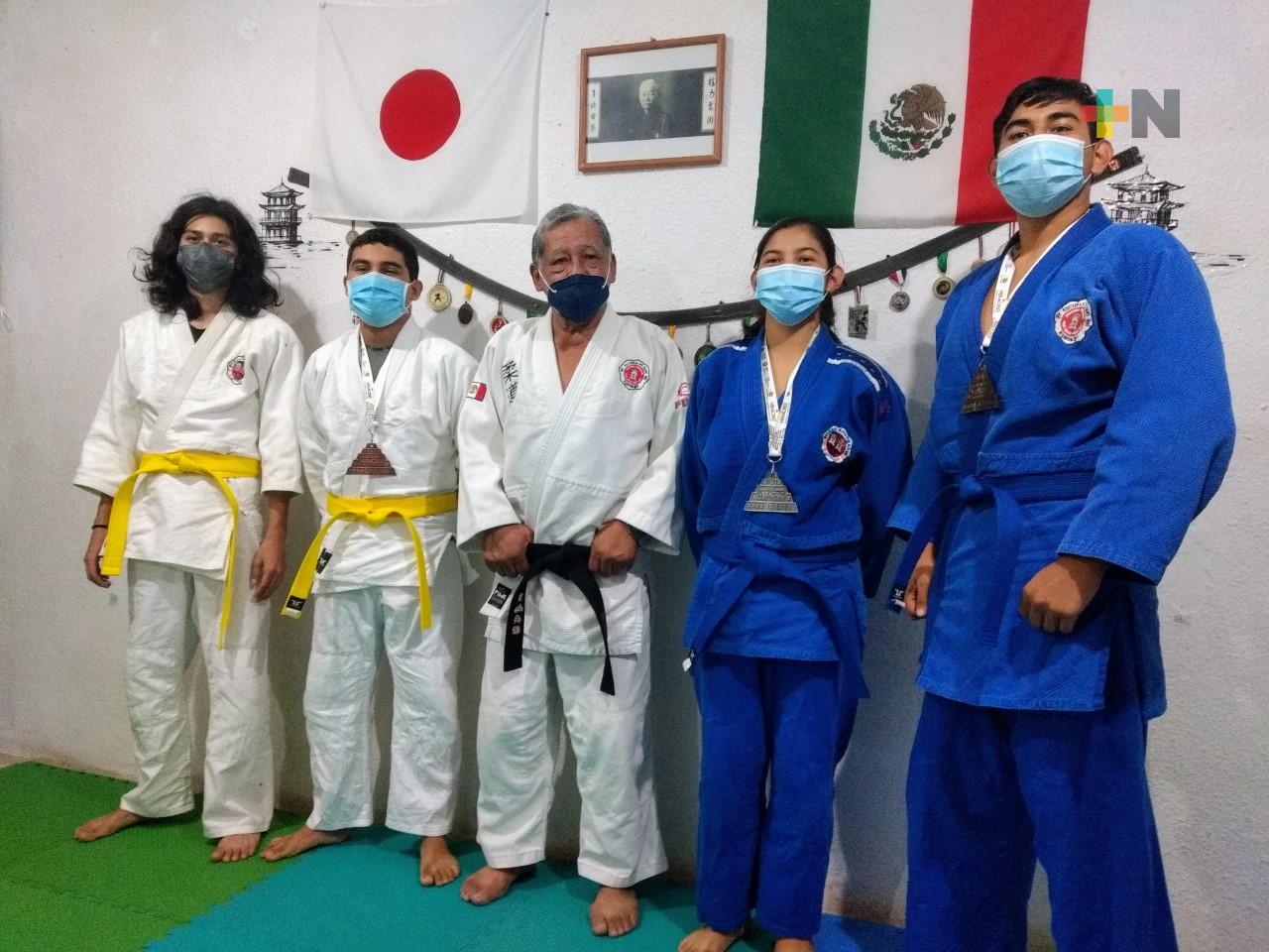 Club de Judo Kodokan Coatzacoalcos ganó tres medallas en Juegos Estatales Conade