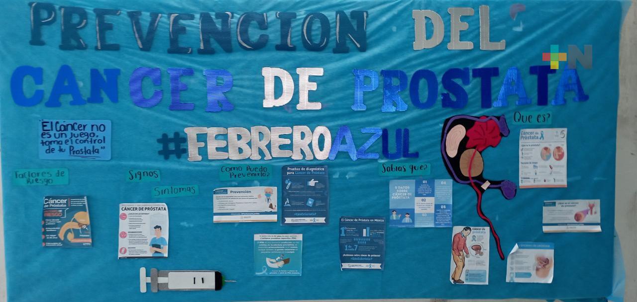 ISSSTE Coatzacoalcos exhorta a varones para acudir a jornadas médicas