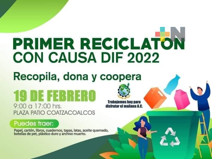 Reciclatrón de Coatzacoalcos en beneficio de personas de la tercera edad