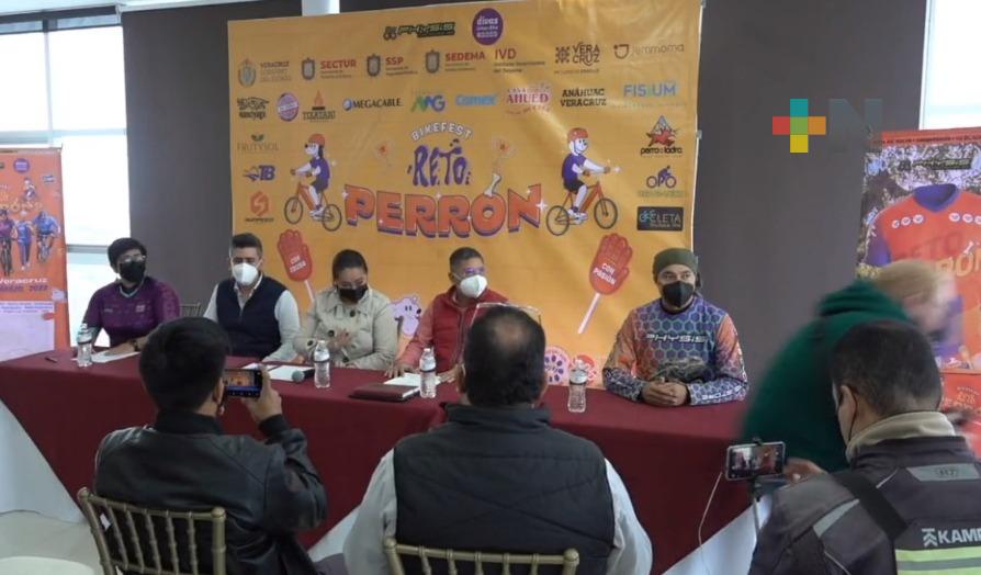Convocan a ciclistas a participar en el Reto Perrón 2022, en parque Natura