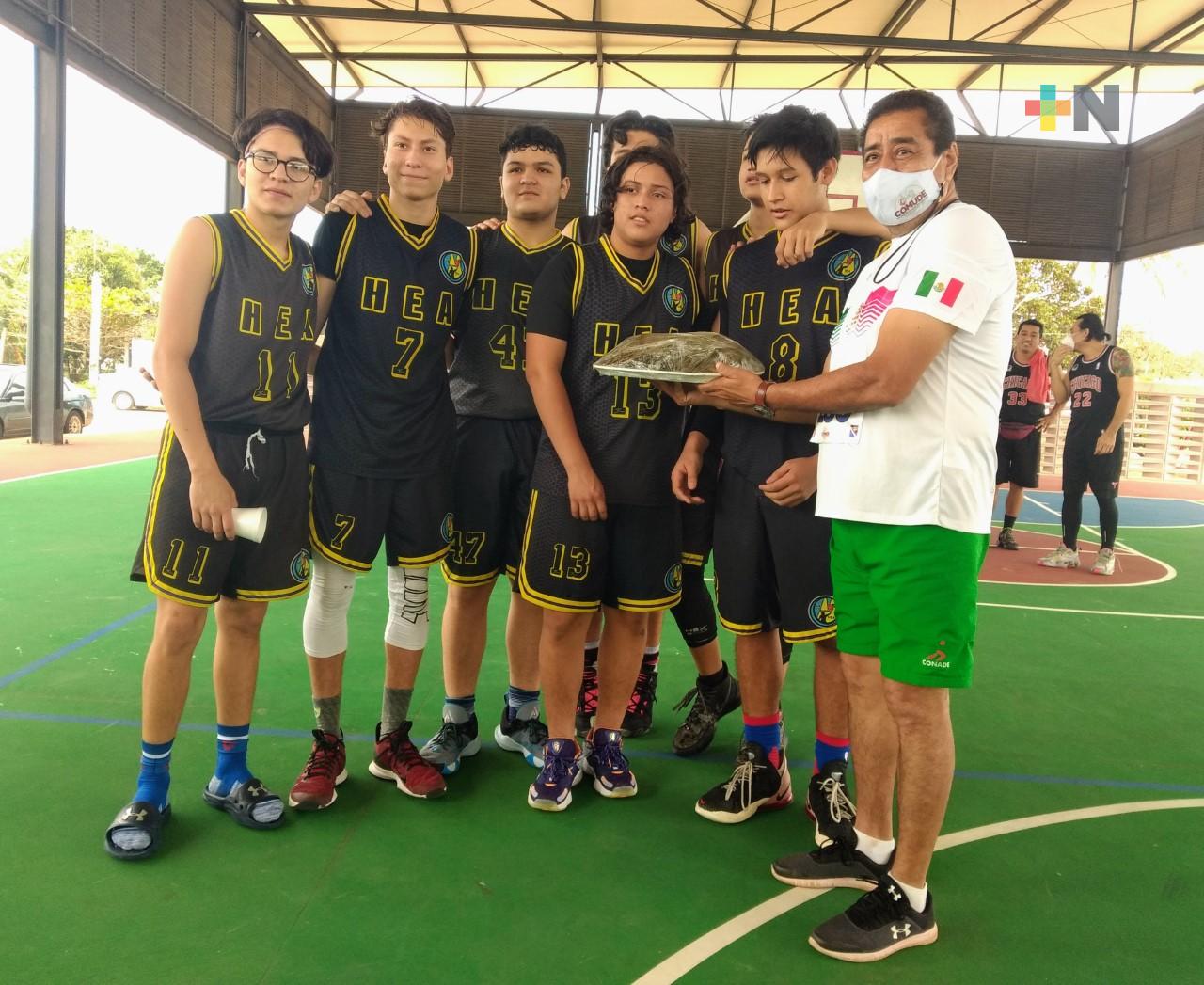 Club HEA ganó torneo de la Canderia de Liga de Basquetbol Intercolonias de Coatzacoalcos