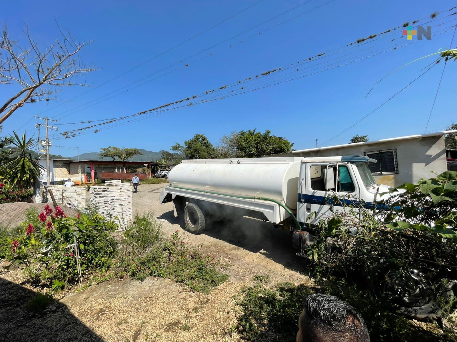 Ayuntamiento de Córdoba dota de agua a comunidades y diversas colonias