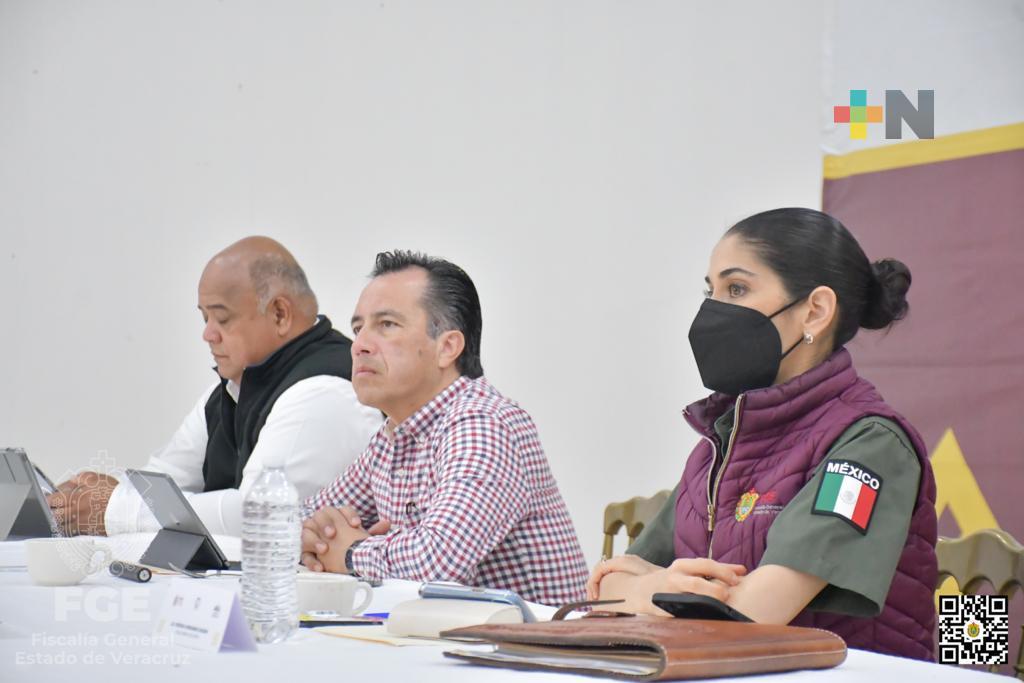 Encabeza Cuitláhuac García la Mesa de Construcción de la Paz, en Álamo