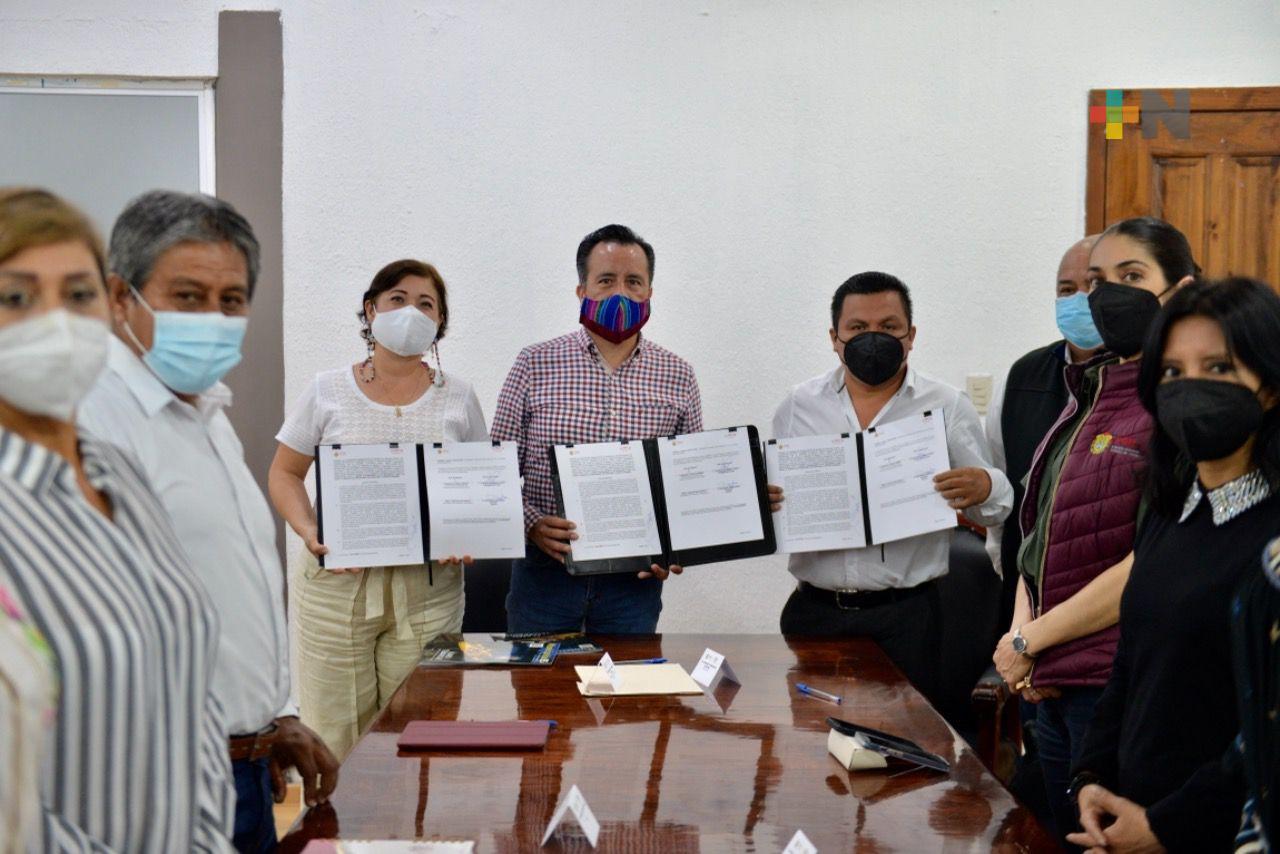 Álamo se suma al Convenio de Administración del Impuesto Predial del Gobierno del Estado