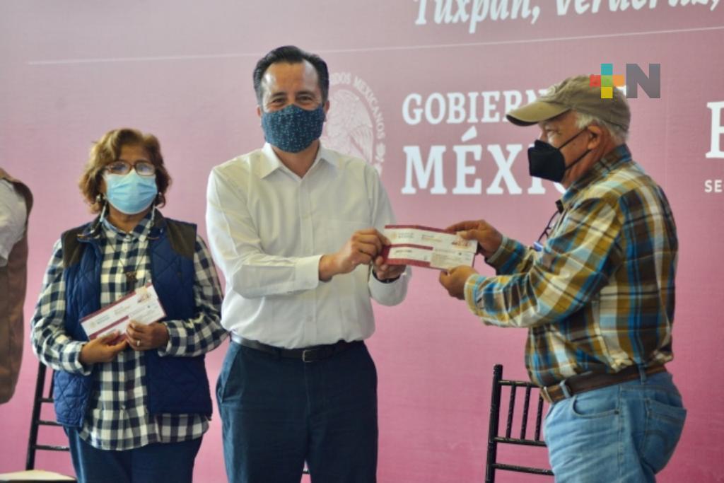 Incrementa monto de pensión para adultos mayores, el Bienestar es para todos: Gobernador