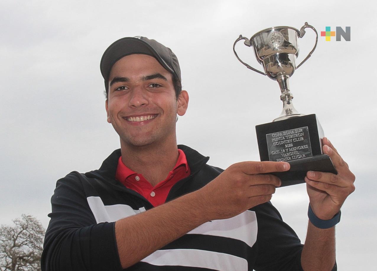 El golfista veracruzano Juan Manuel Martínez se corona en Copa Zona Sur