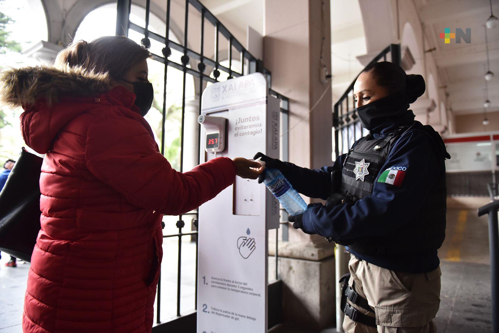 Se comprometen autoridades municipales a trabajar para contener ola de contagios Covid en Xalapa