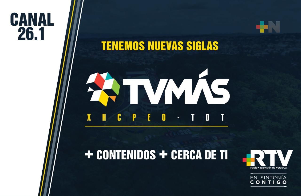 Con nuevas siglas TVMAS regresa a los televisores de las y los veracruzanos