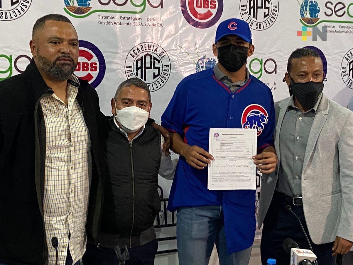 El veracruzano Jair Jiménez firma con Cachorros de Chicago