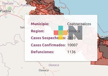 Retrocede Coatza a color naranja por Covid-19