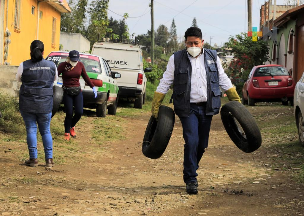 Continúa Ayuntamiento con jornadas de descacharrización